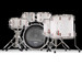 Robot Drum Co. Hive Series – 6-Piece Clear Acrylic Kit