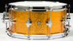 DW Performance Series 6.5x14 Snare - Gold Sparkle - side view