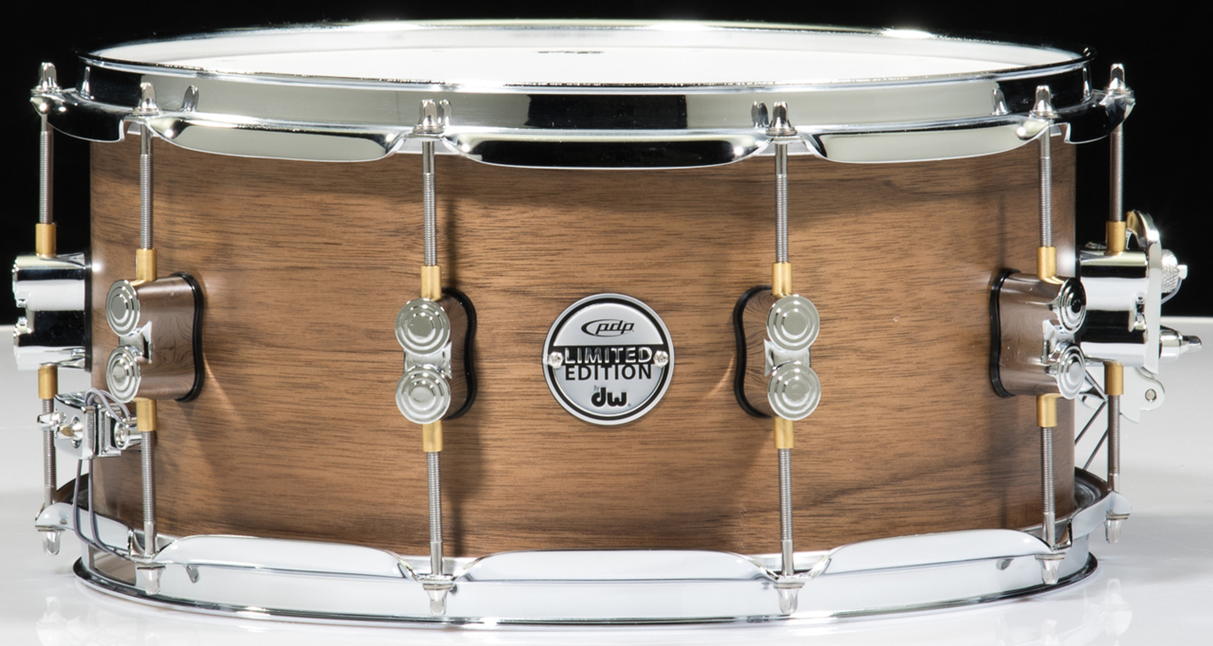 PDP Limited Edition Maple/Walnut 6.5x14 Snare - Natural Satin