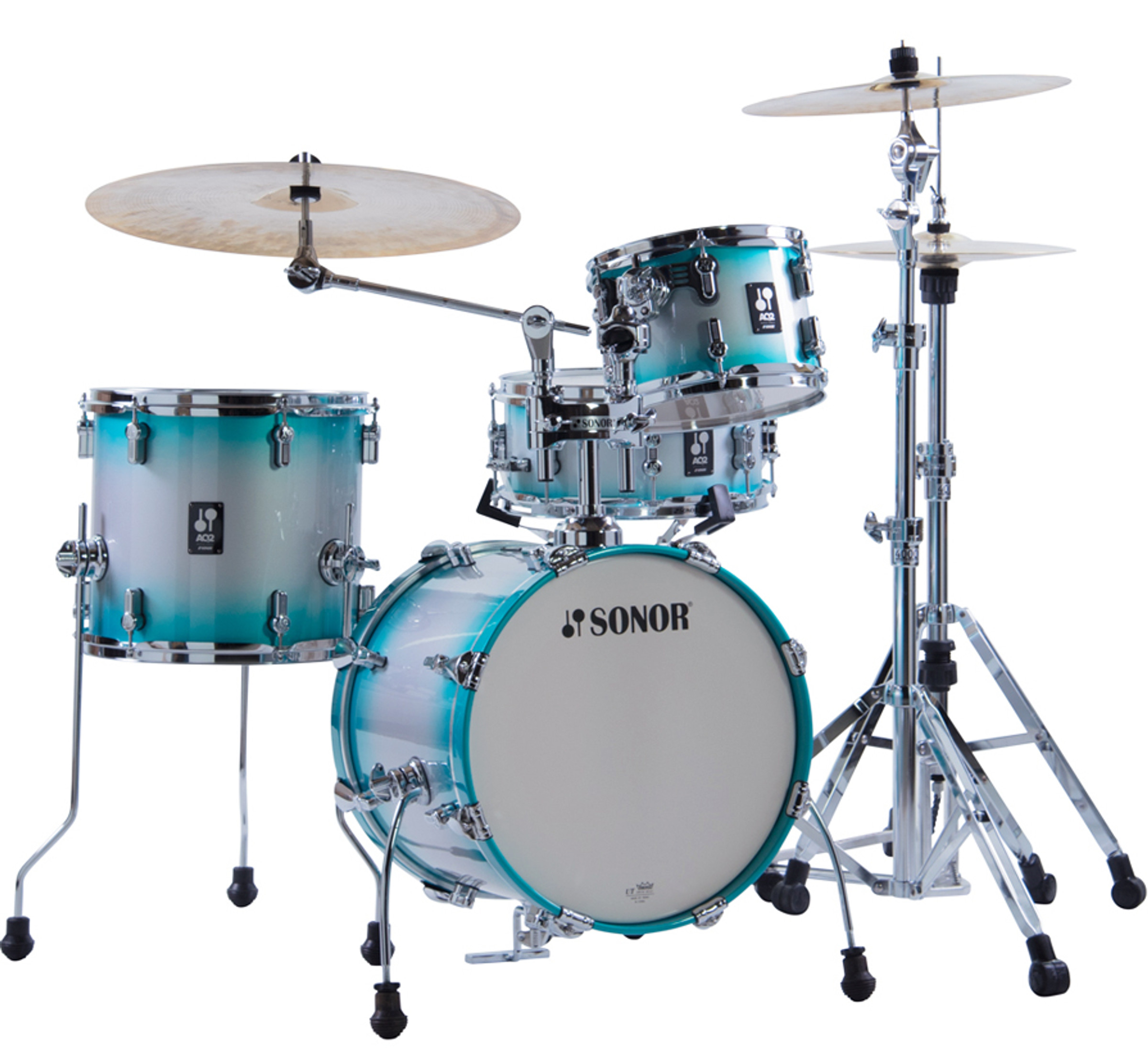 Sonor AQ2 Safari Drum Set - Aqua Silver Burst