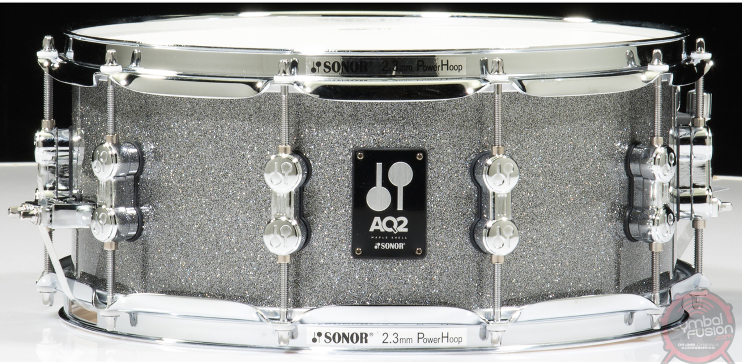 Sonor AQ2 Maple 13x6 Snare Drum - Titanium Quartz