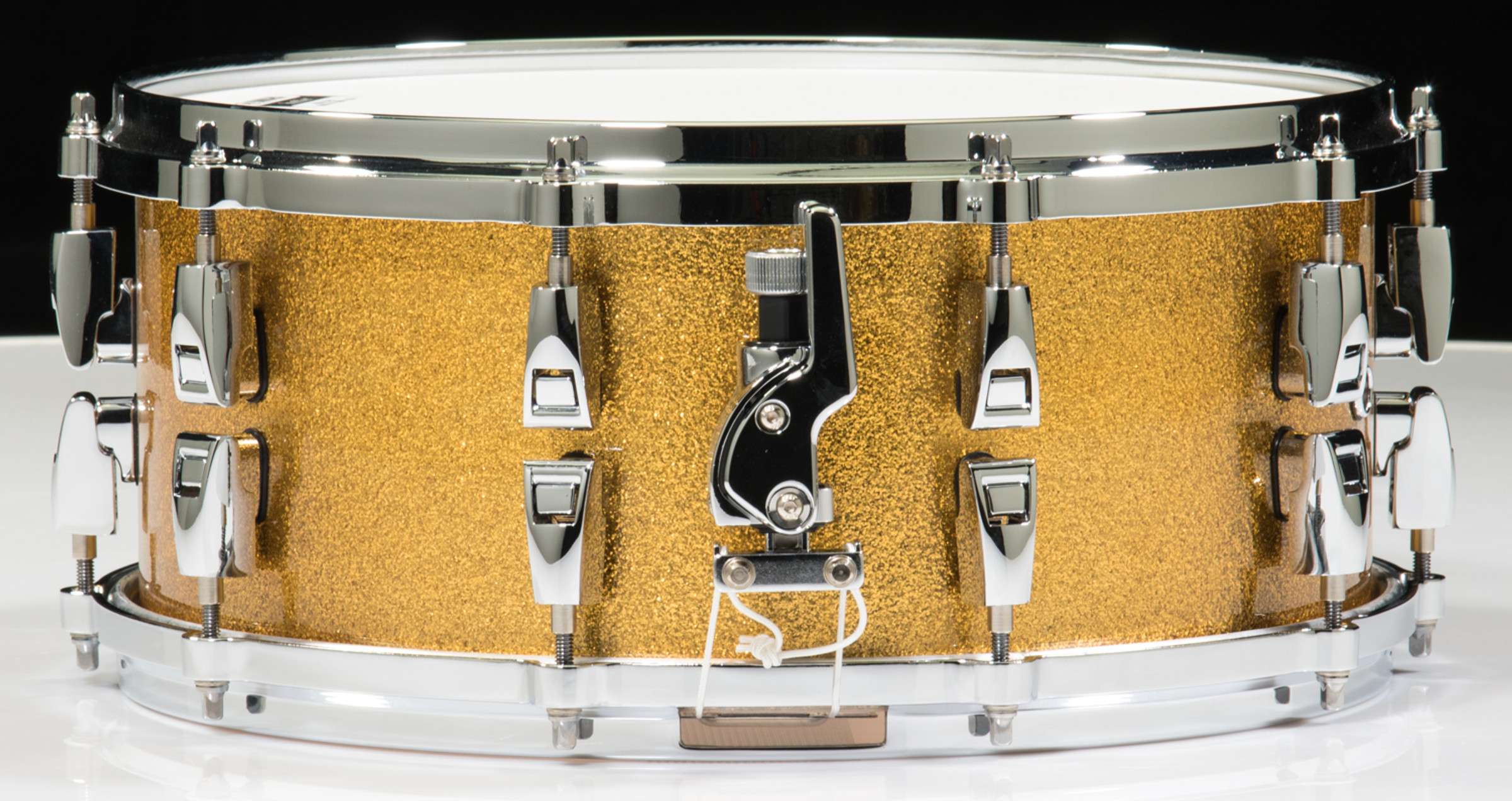 Yamaha Absolute Hybrid Maple 14x6 Snare - Gold Champagne Sparkle