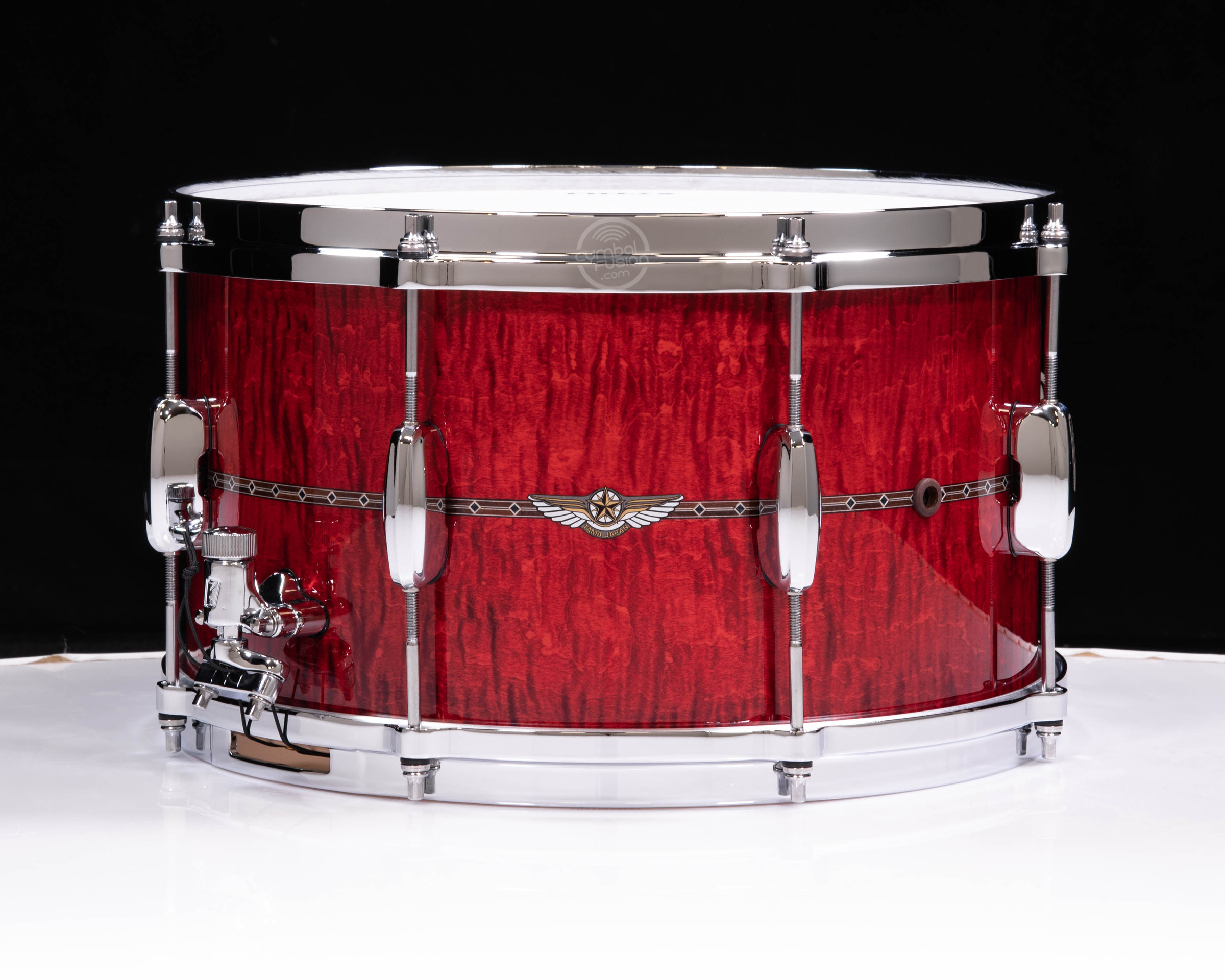 Tama Star Maple 14x8 Snare - Raspberry Curly Maple