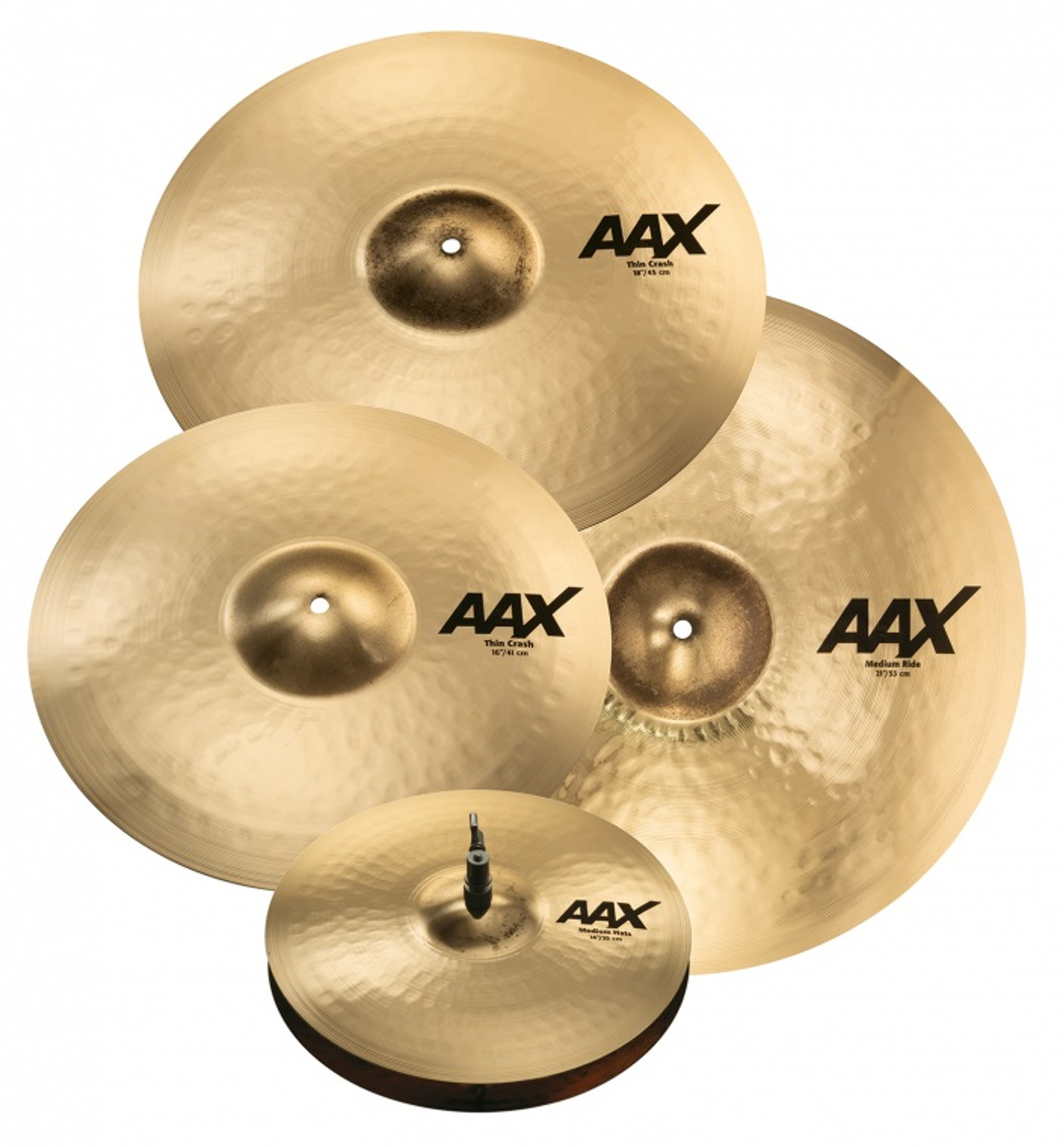 Sabian AAX Promotional Set Brilliant 14/16/18/20