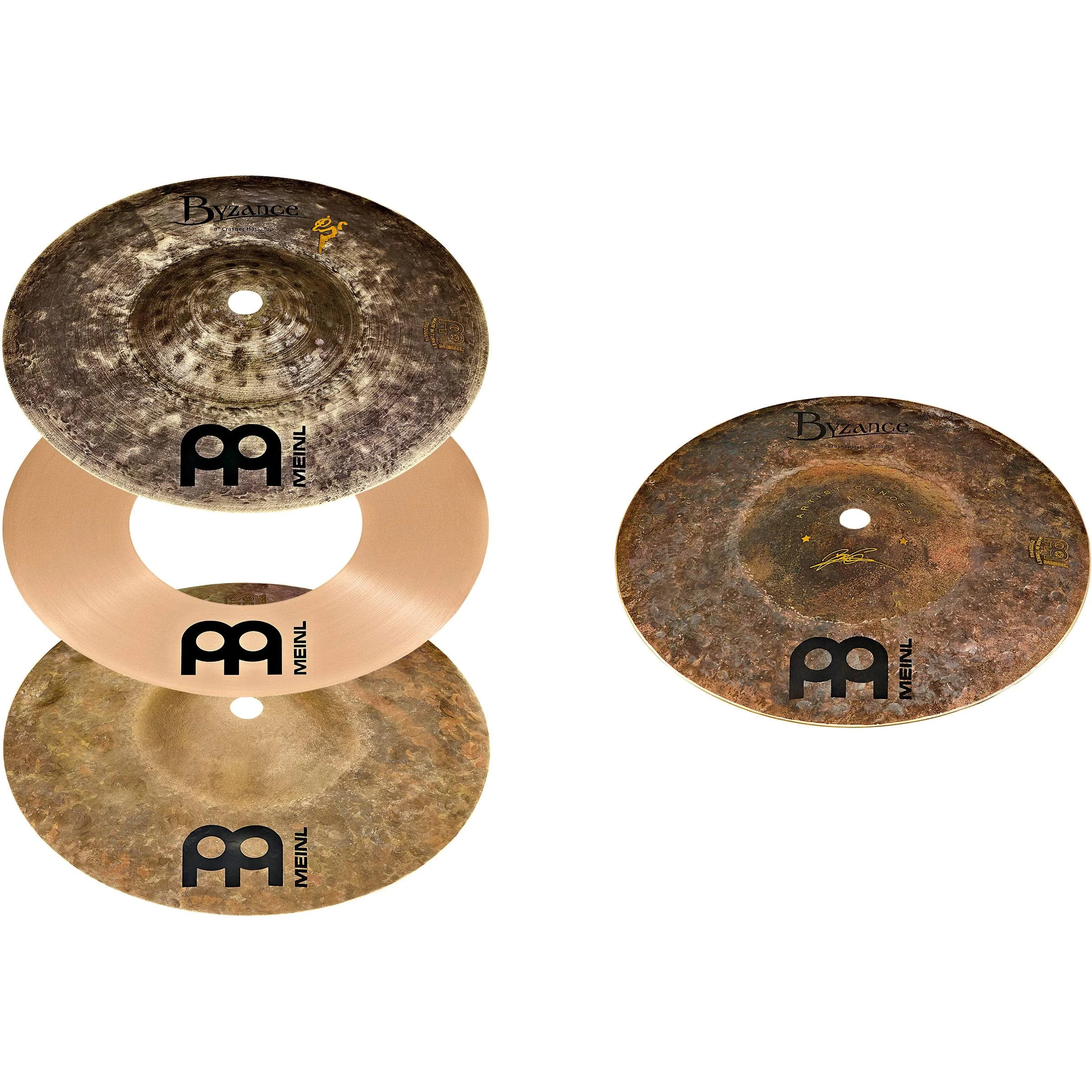 Meinl Crasher Artist Concept Model - Benny Greb Hi-Hat Cymbals