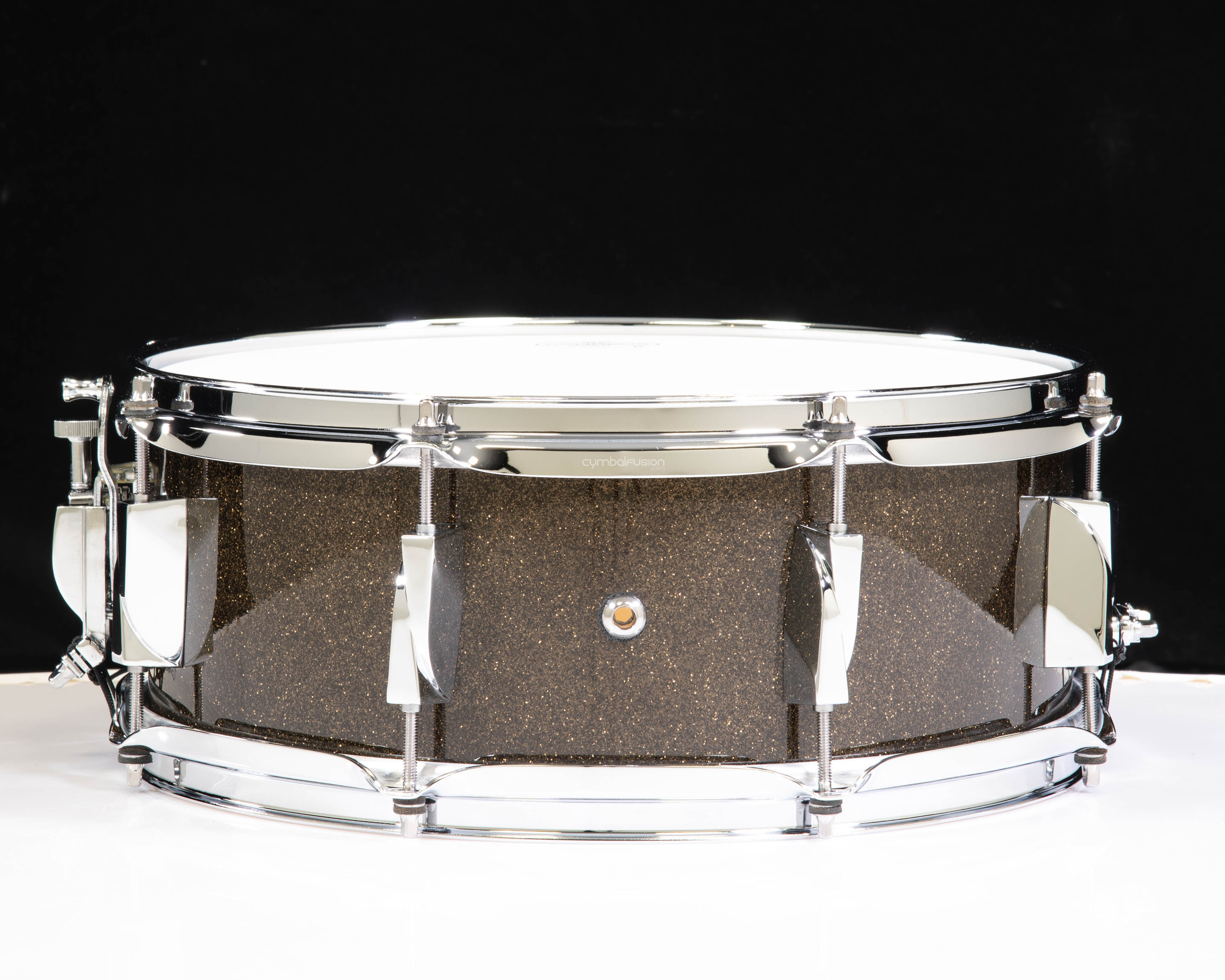 Canopus 5.5x14 Yaiba Birch Snare - Ice Black Sparkle Lacquer