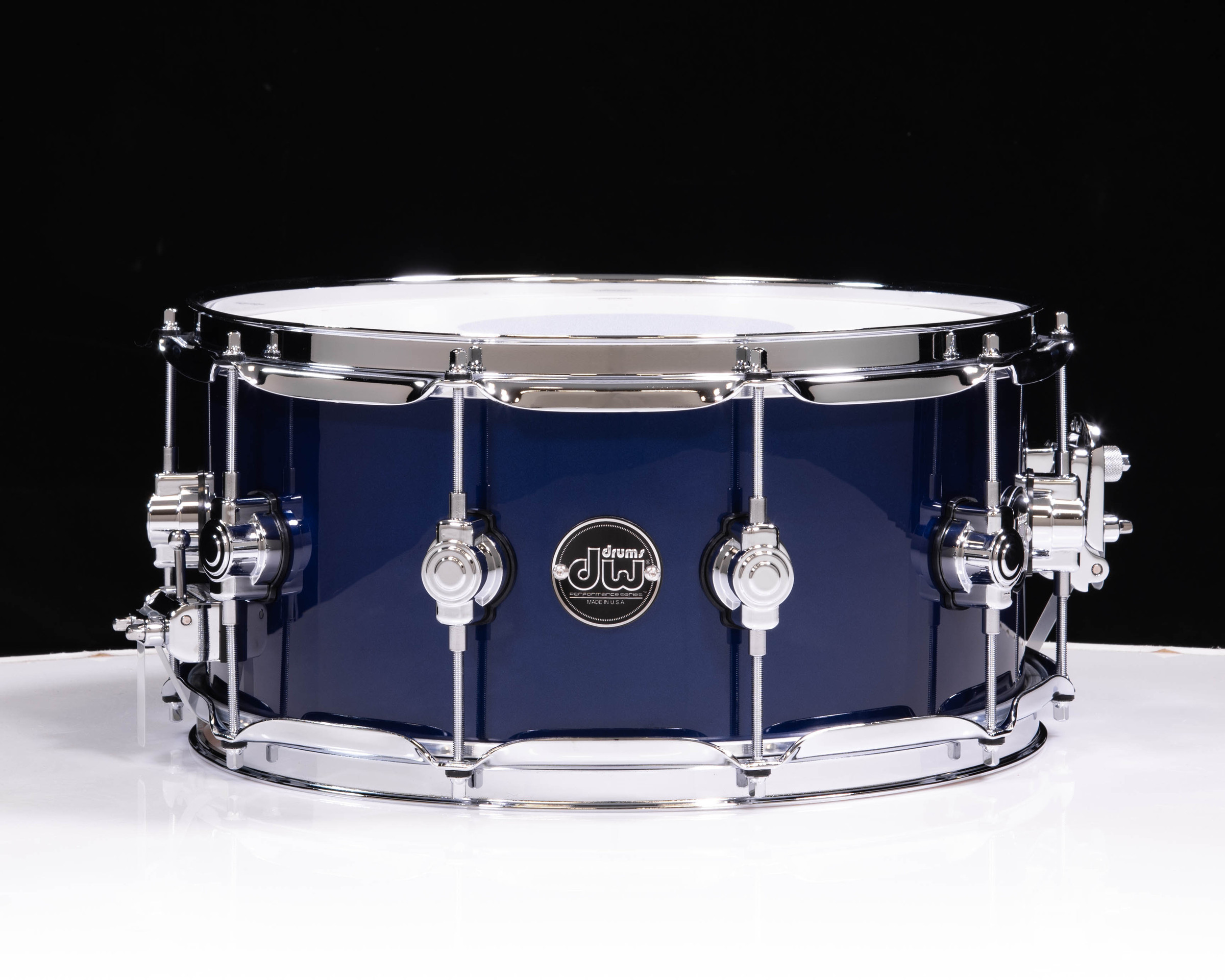 DW Performance Series 6.5x14 Snare Drum - Roadster Blue Metallic