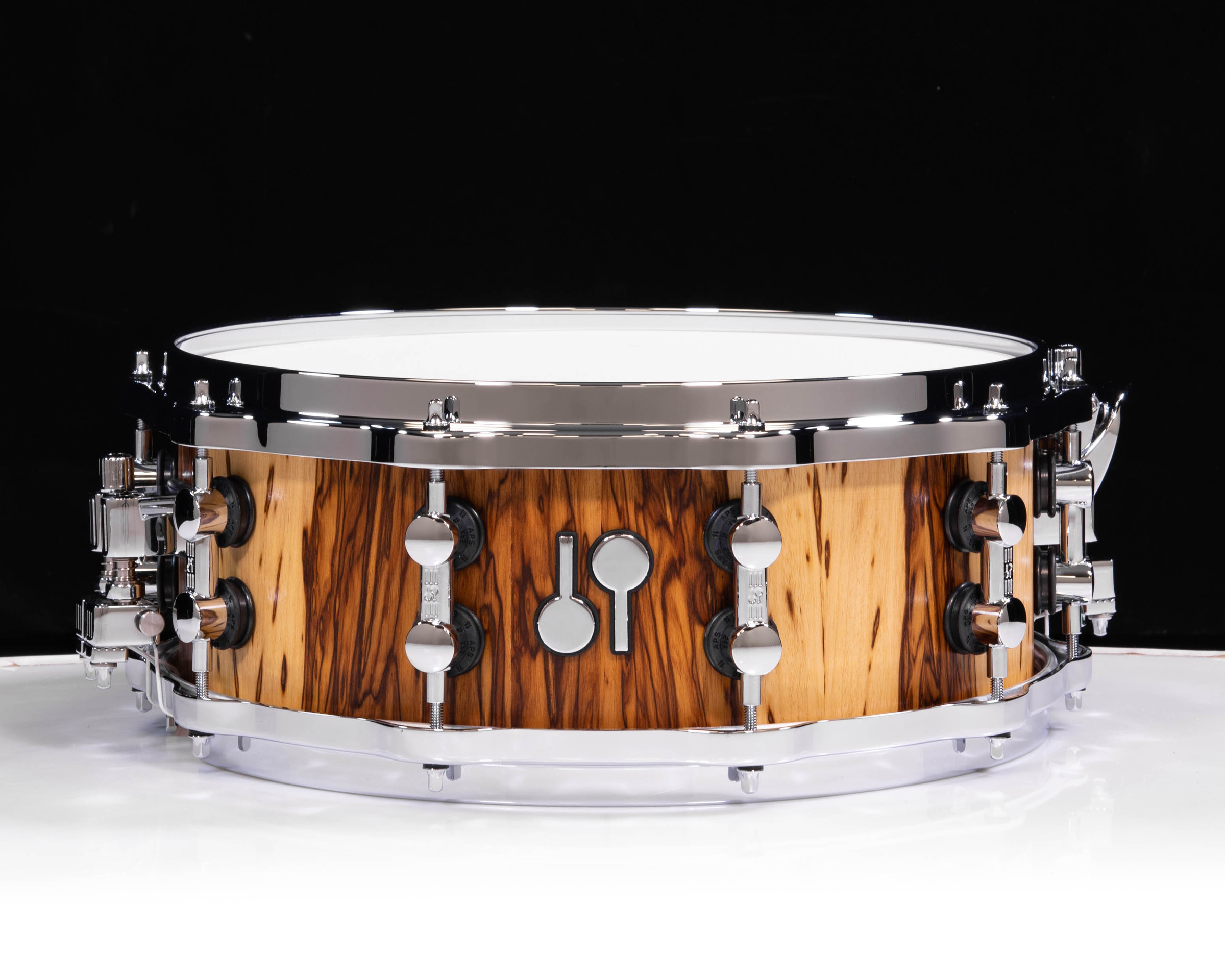 Sonor SQ2 14x5.5 Medium Maple Snare Drum - African Marble