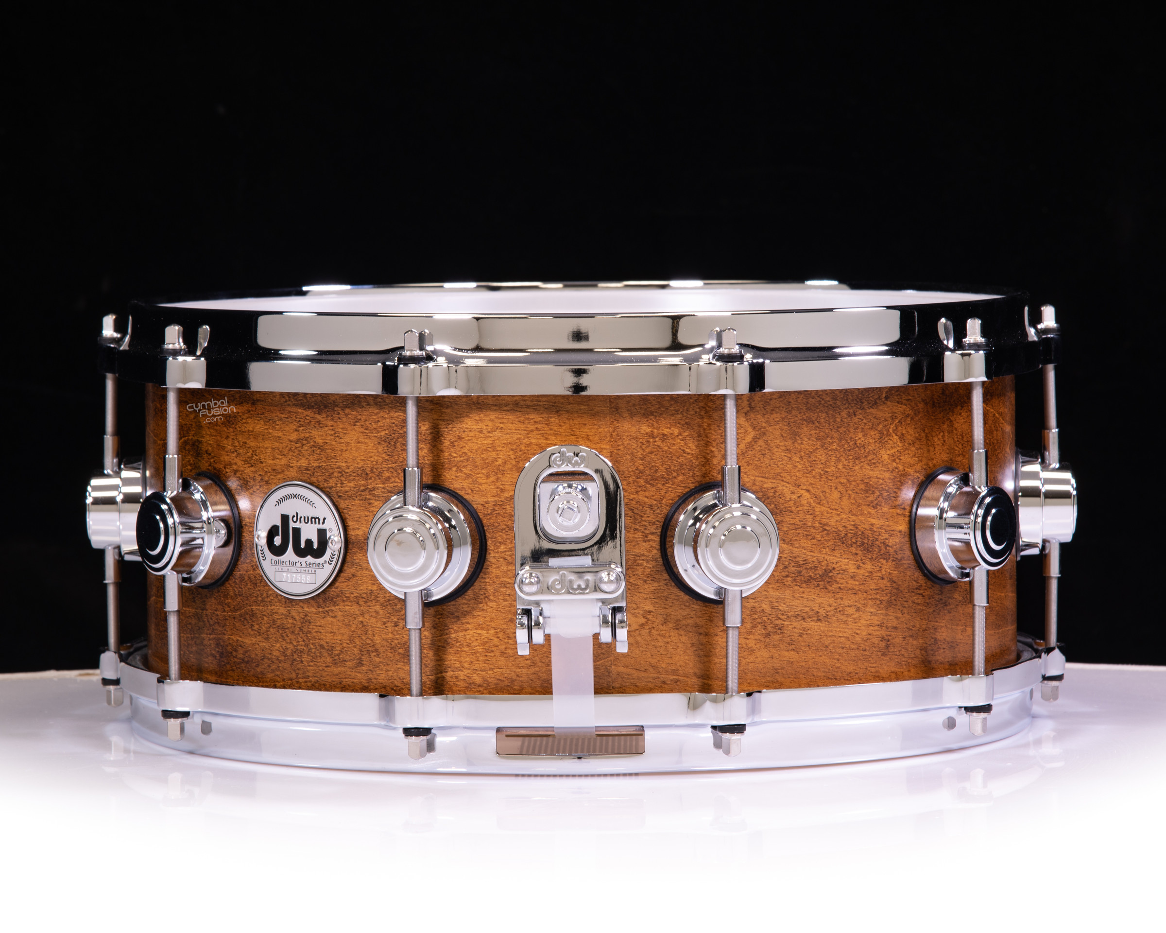 The Maple 6.5x14 Snare Drum Aqua Satin-