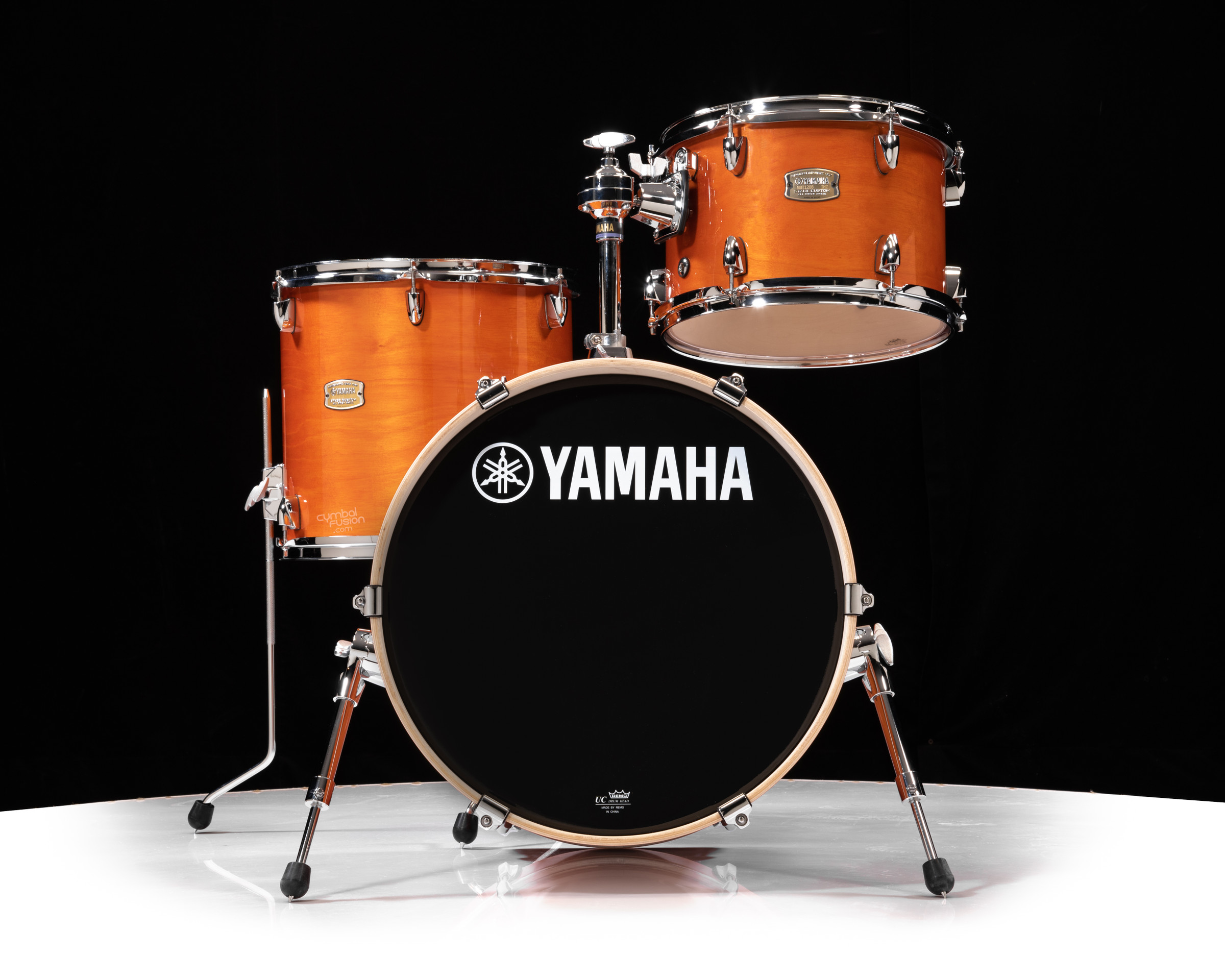 Yamaha Stage Custom Birch 3pc Bebop Shell Pack 12/14/18 - Honey Amber ...