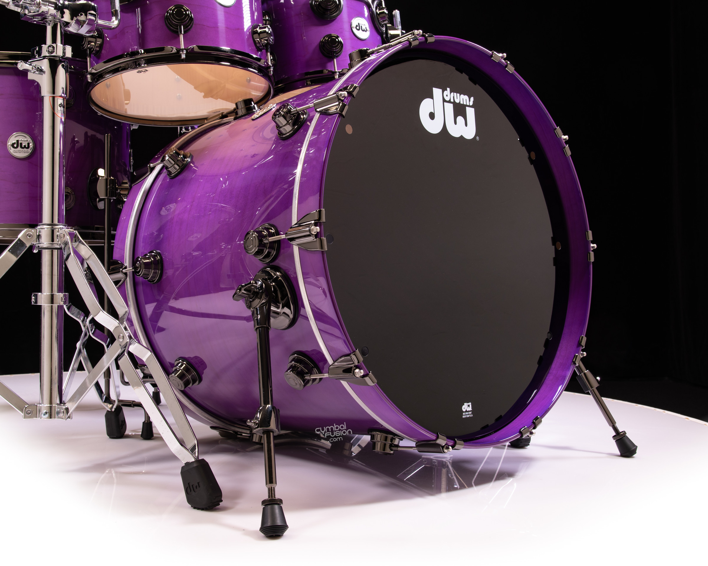 DW Collector's 6pc Maple SSC Kit - Ultraviolet Purple w/Black