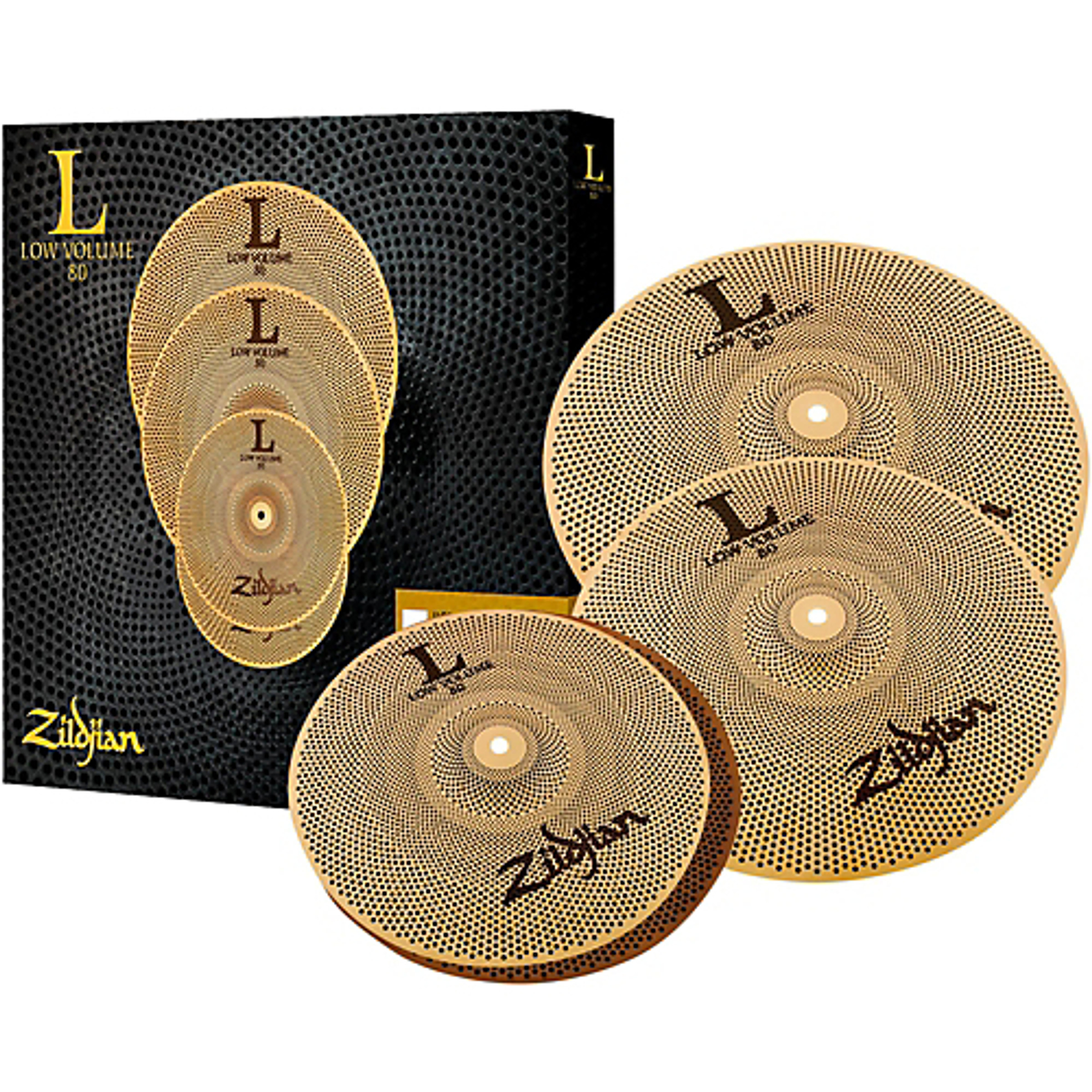 Zildjian L80 Low Volume Cymbal Set LV468-