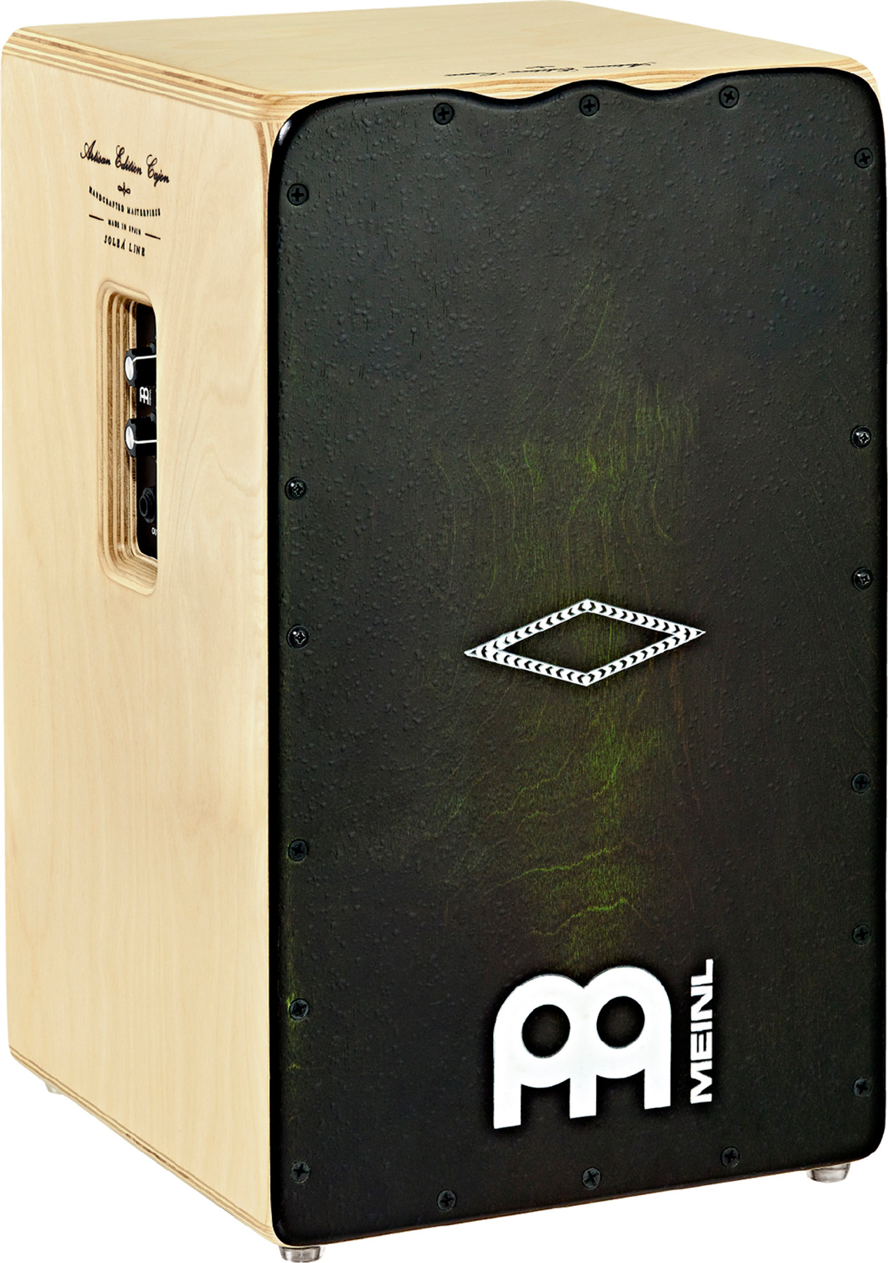 Meinl Percussion Artisan Ed. Pickup Cajon Olive Burst