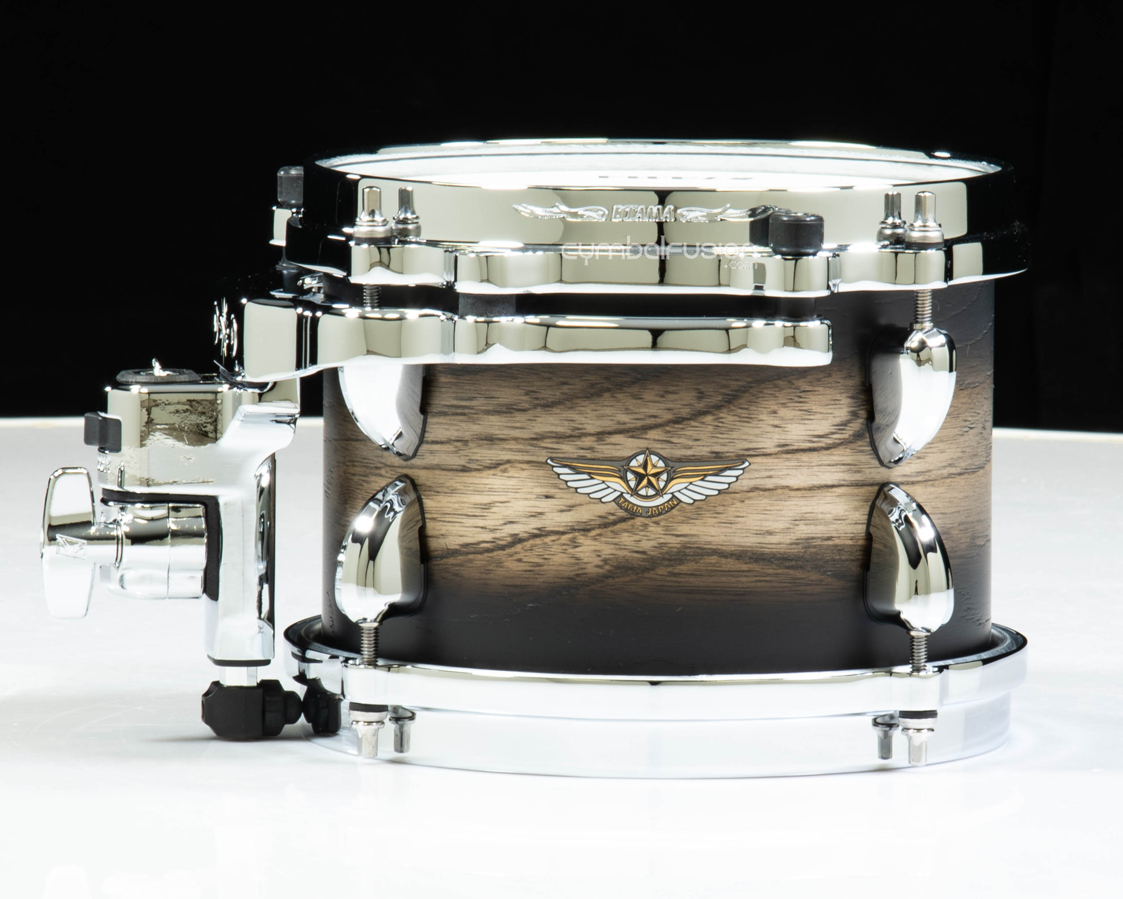 Tama Star Walnut 8x6 Tom - Satin Black Japanese Sen Burst