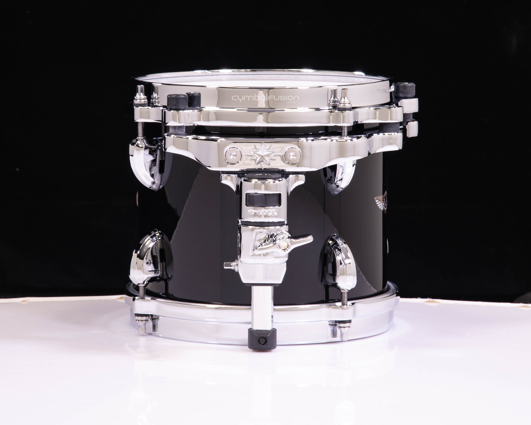 Tama Star Walnut 8x7 Tom - Piano Black