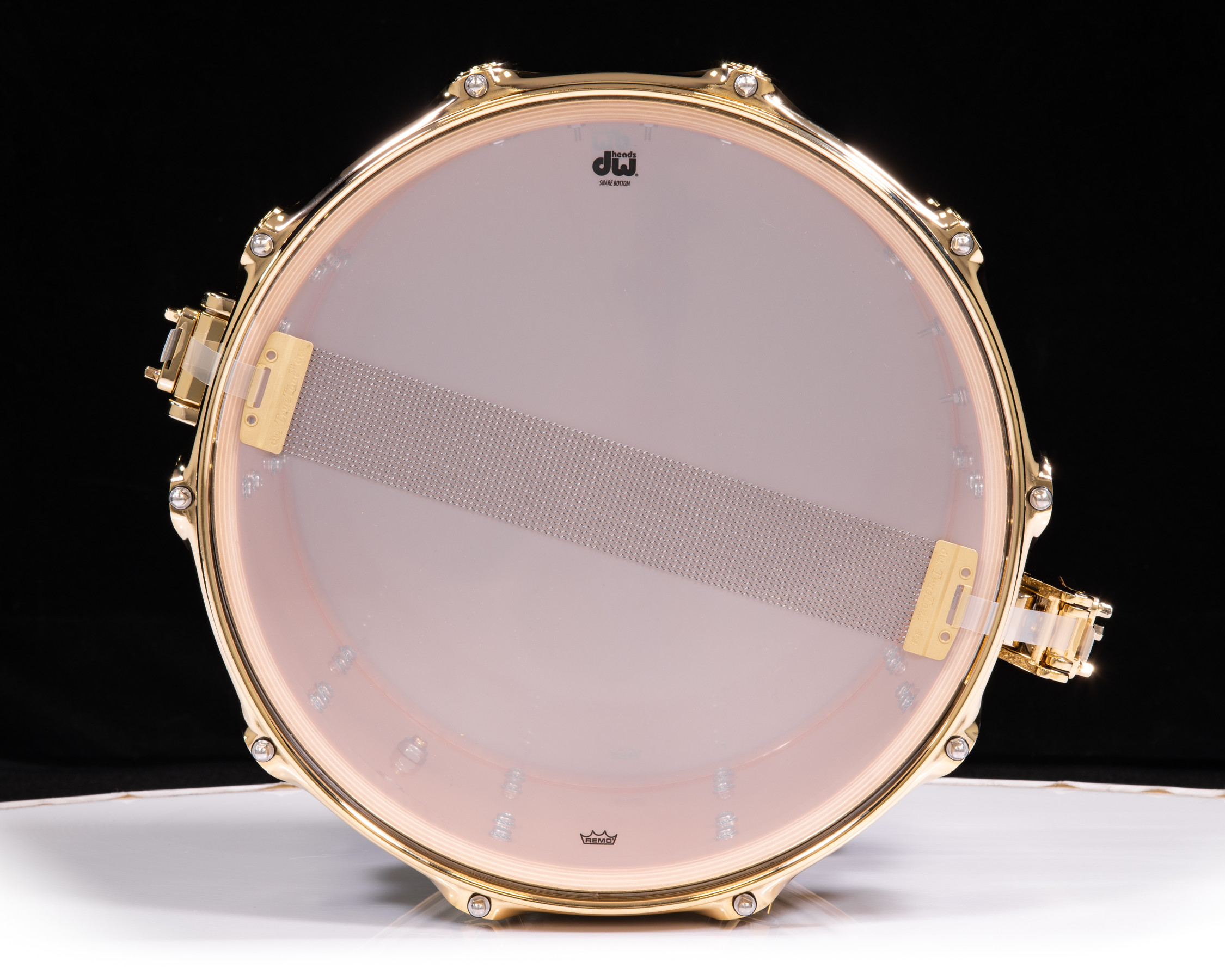 DW Collector's Series 10x14 Maple SSC Snare - Gold Glass w/Gold HW