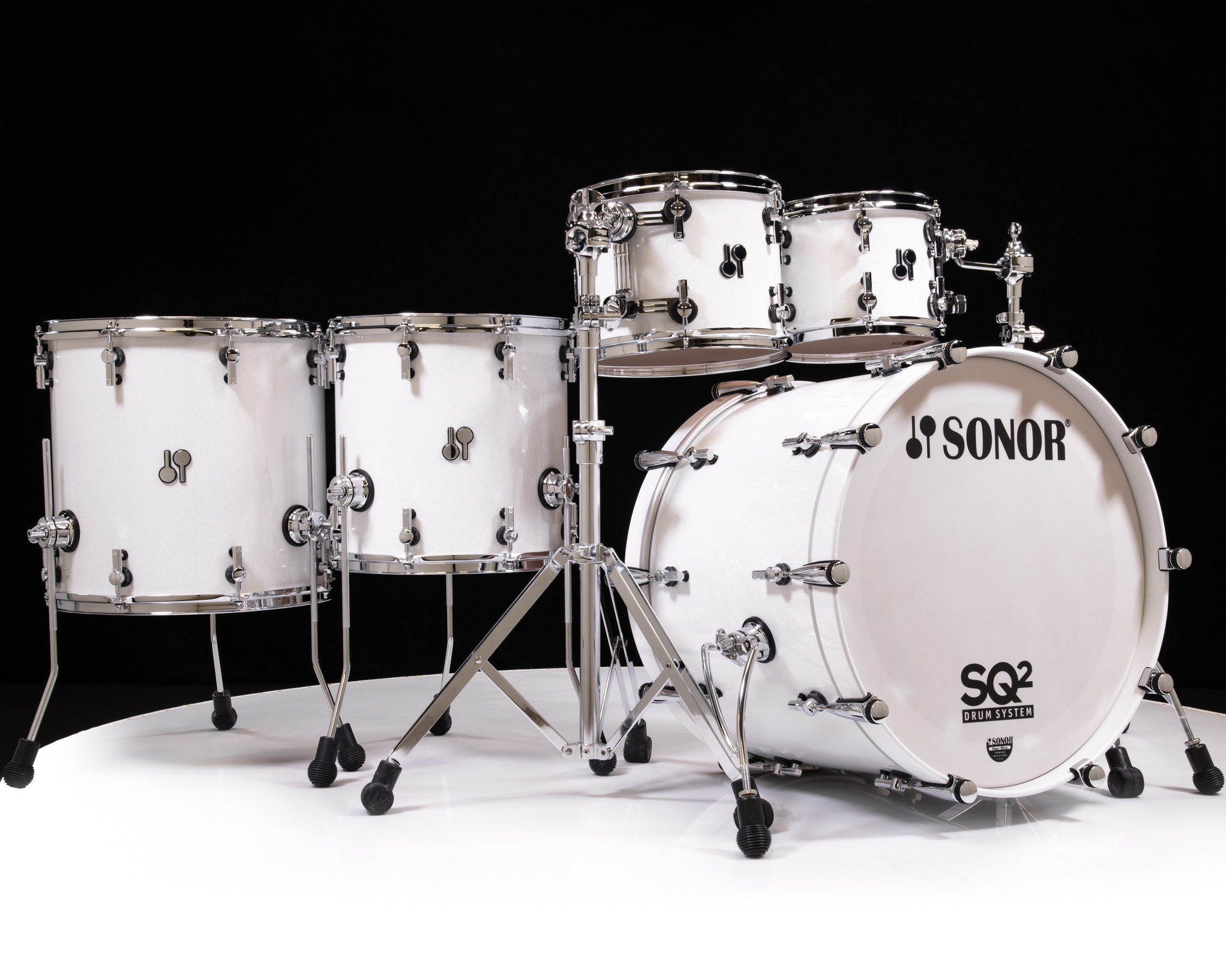 sonosam■10kg4枚 5kg4枚 2.5kg4枚 計12枚50mm SONOR SQ2 5-Piece Elder Tree Vintage Beech Shell Pack With