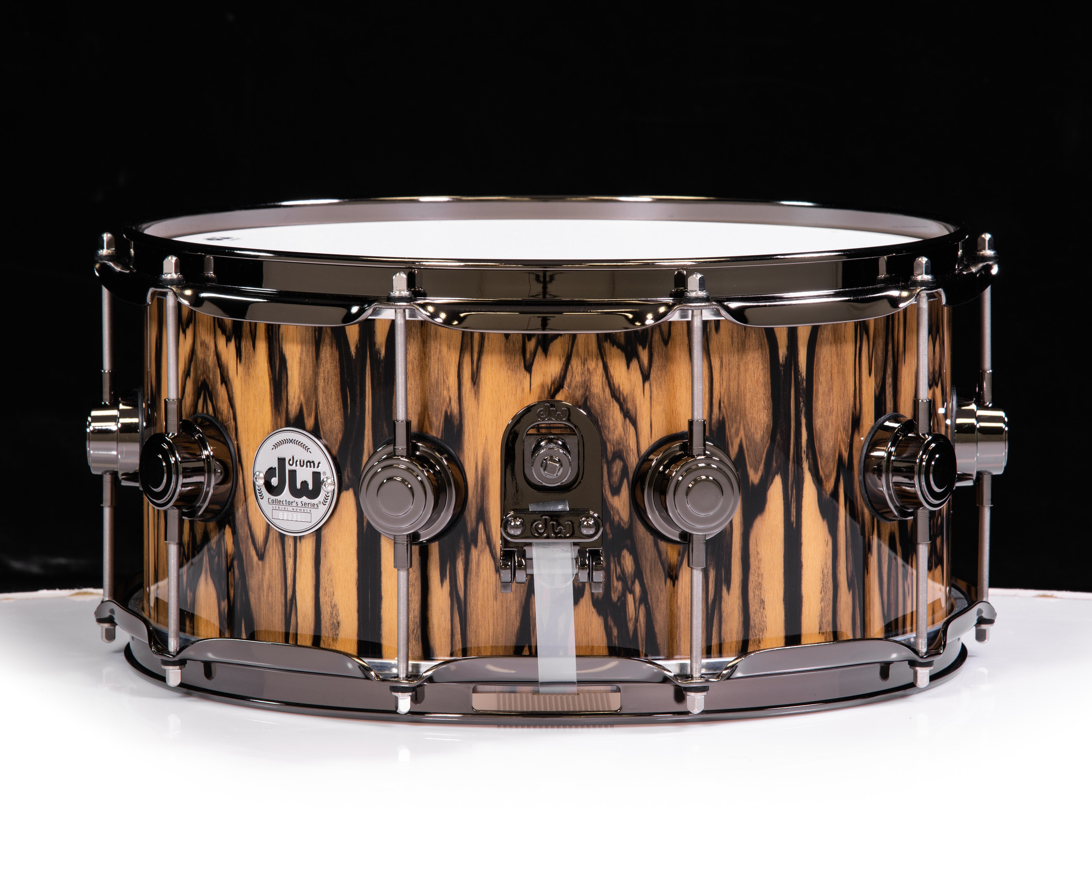 ロイヤルブラッド DW 6.5x14 Collector's Maple VLT Royal Ebony Snare Drum - SO