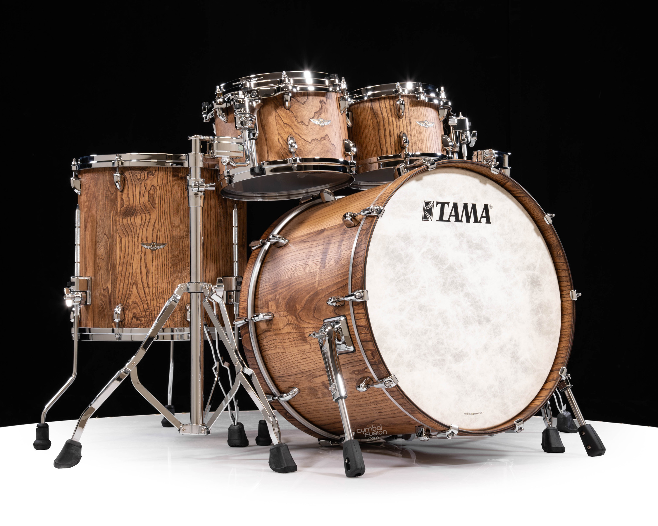 tamapi　ブラウン0 Tama Superstar Classic 5pc Drum Set Gloss Java Lacebark Pine