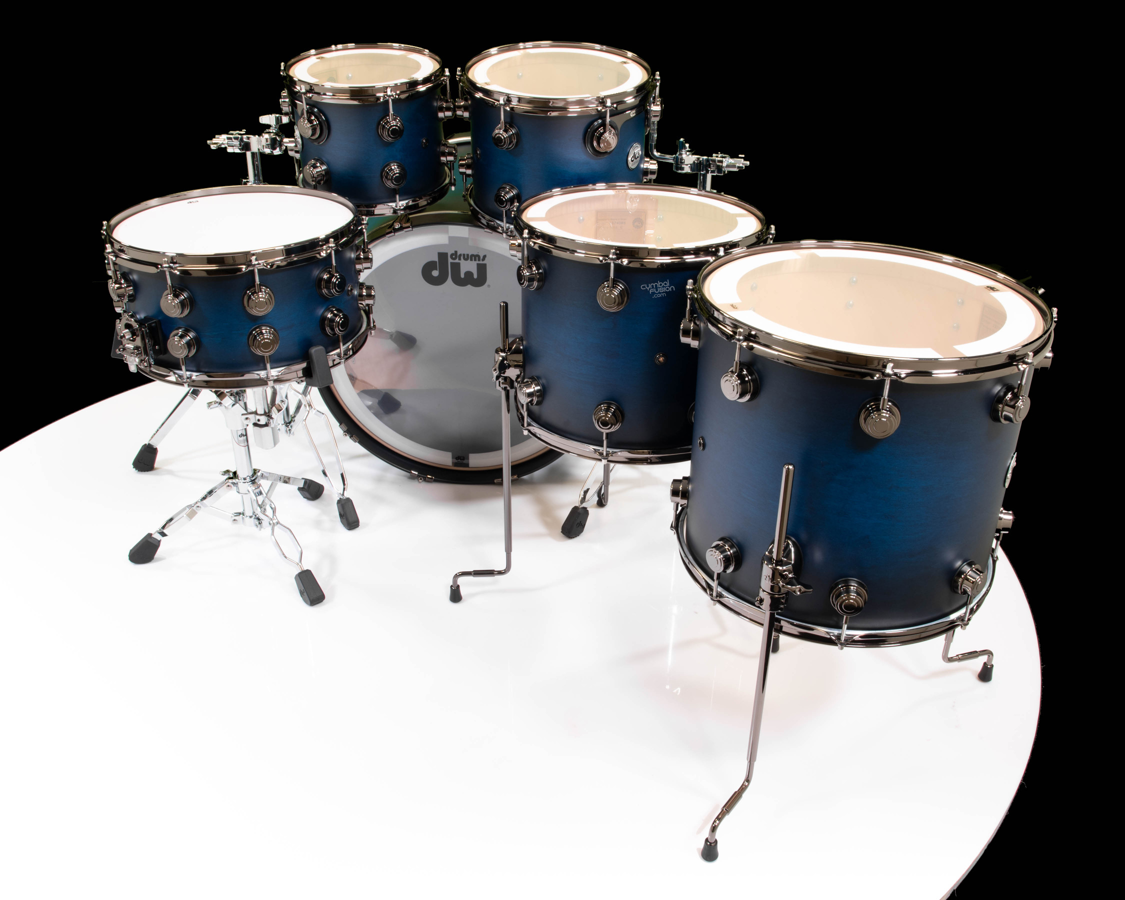 DW Collector's SSC Maple Regal to Royal Satin Oil w/ Black NIckel