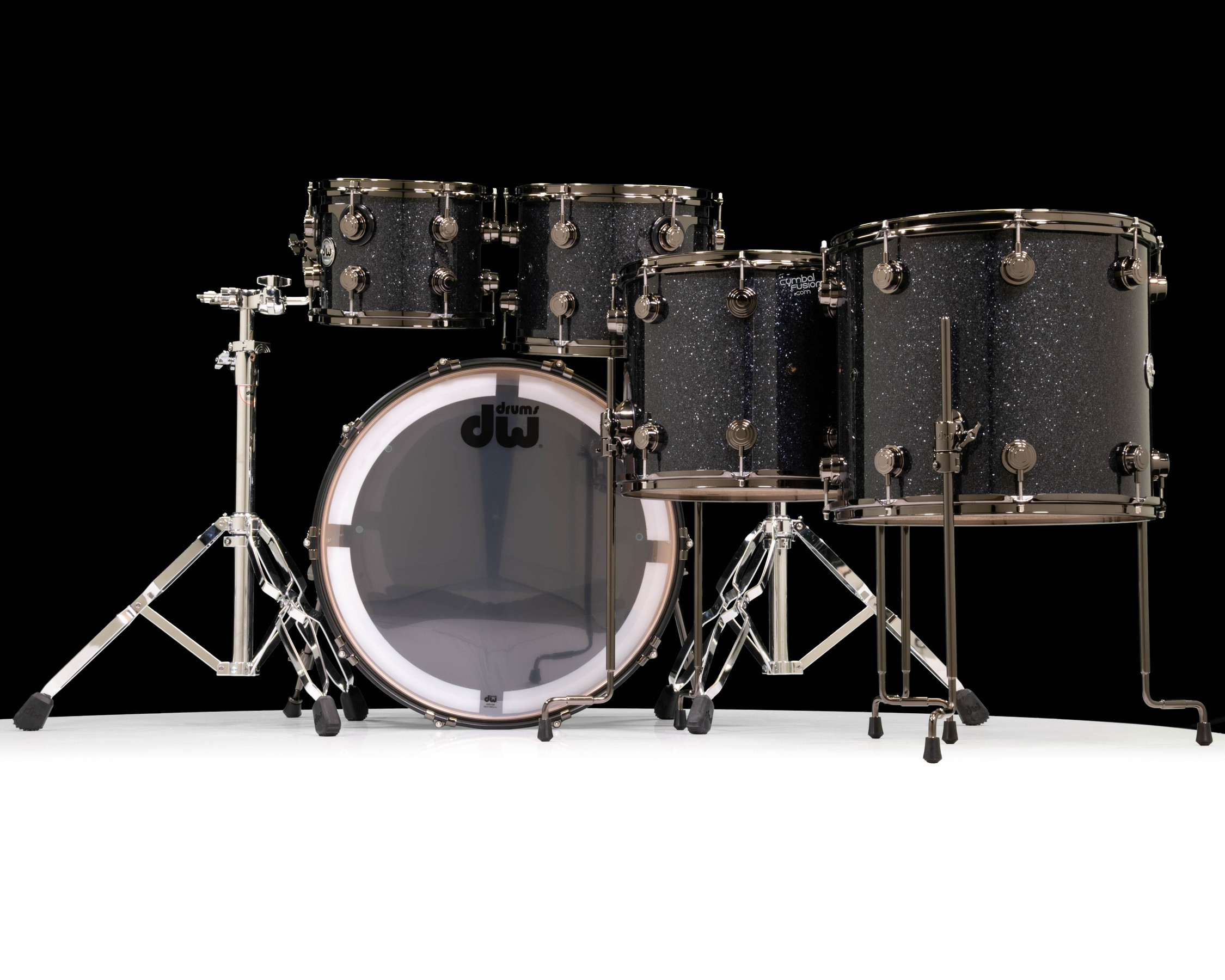 DW Collector's 5pc Sonicply Maple Kit - Black Ice