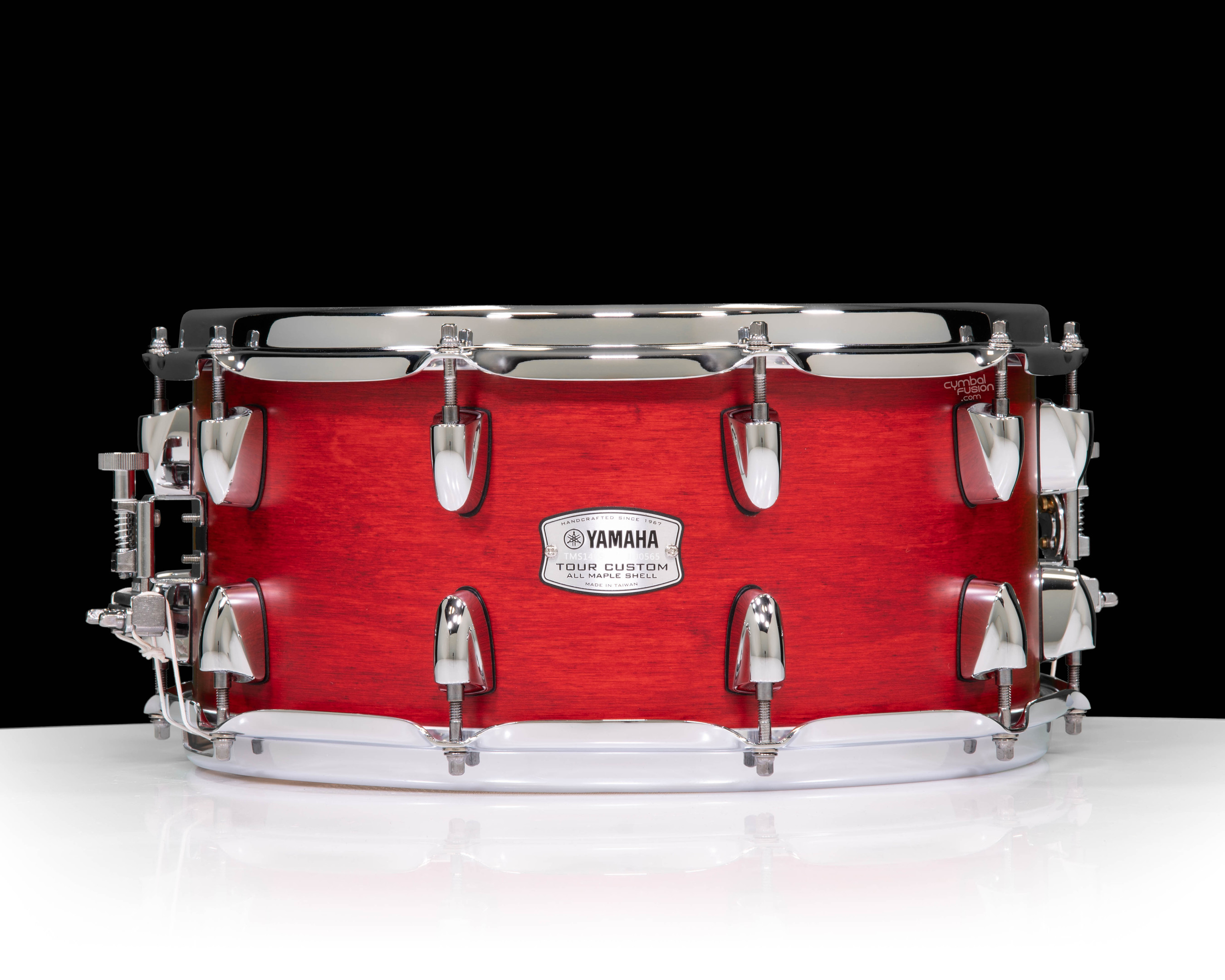 Yamaha Tour Custom Snare 14x6.5 Candy Apple Satin - CymbalFusion.com