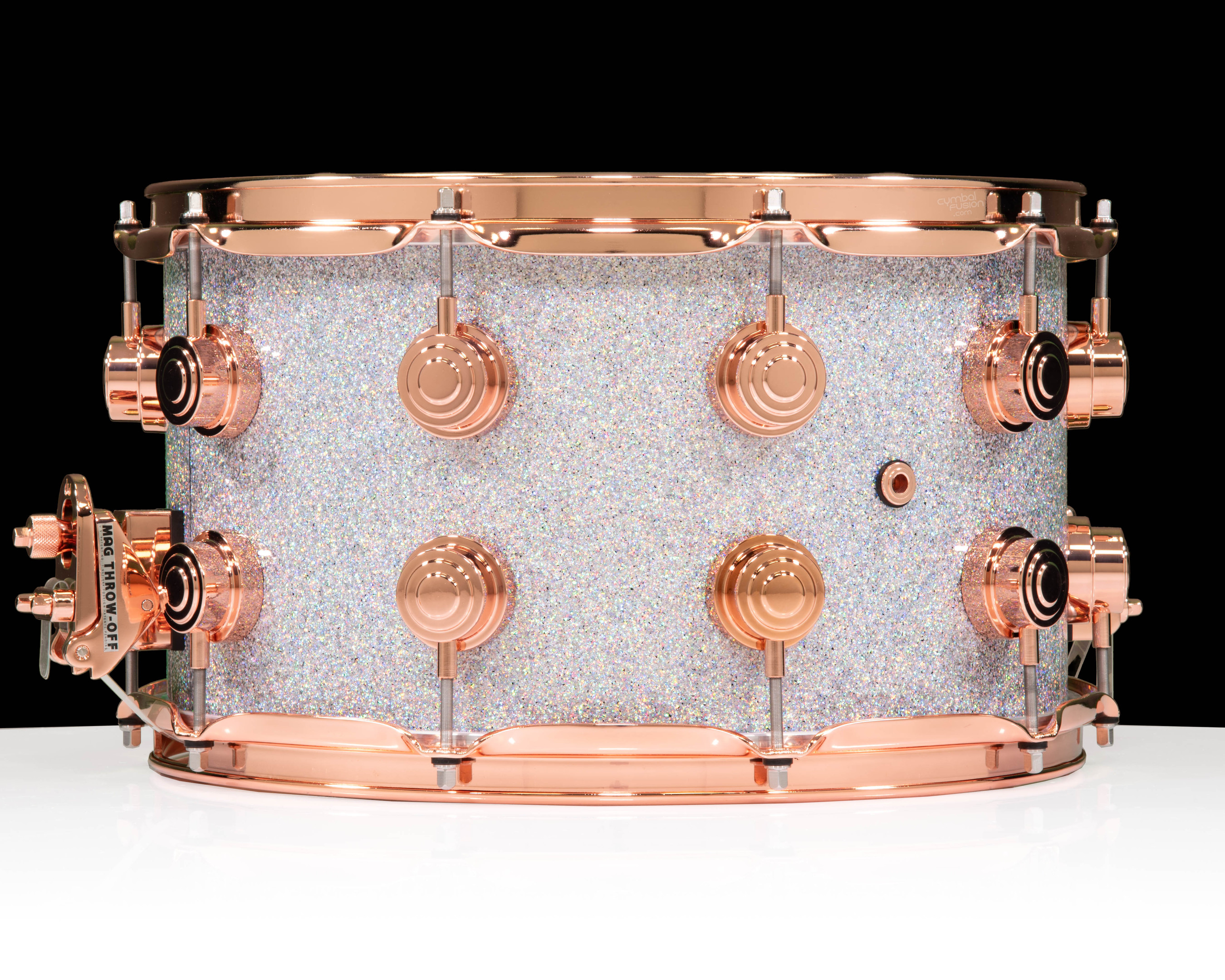 DW Collector's SSC Maple 8x14 Snare Drum - Diamond Nebula - Copper HW
