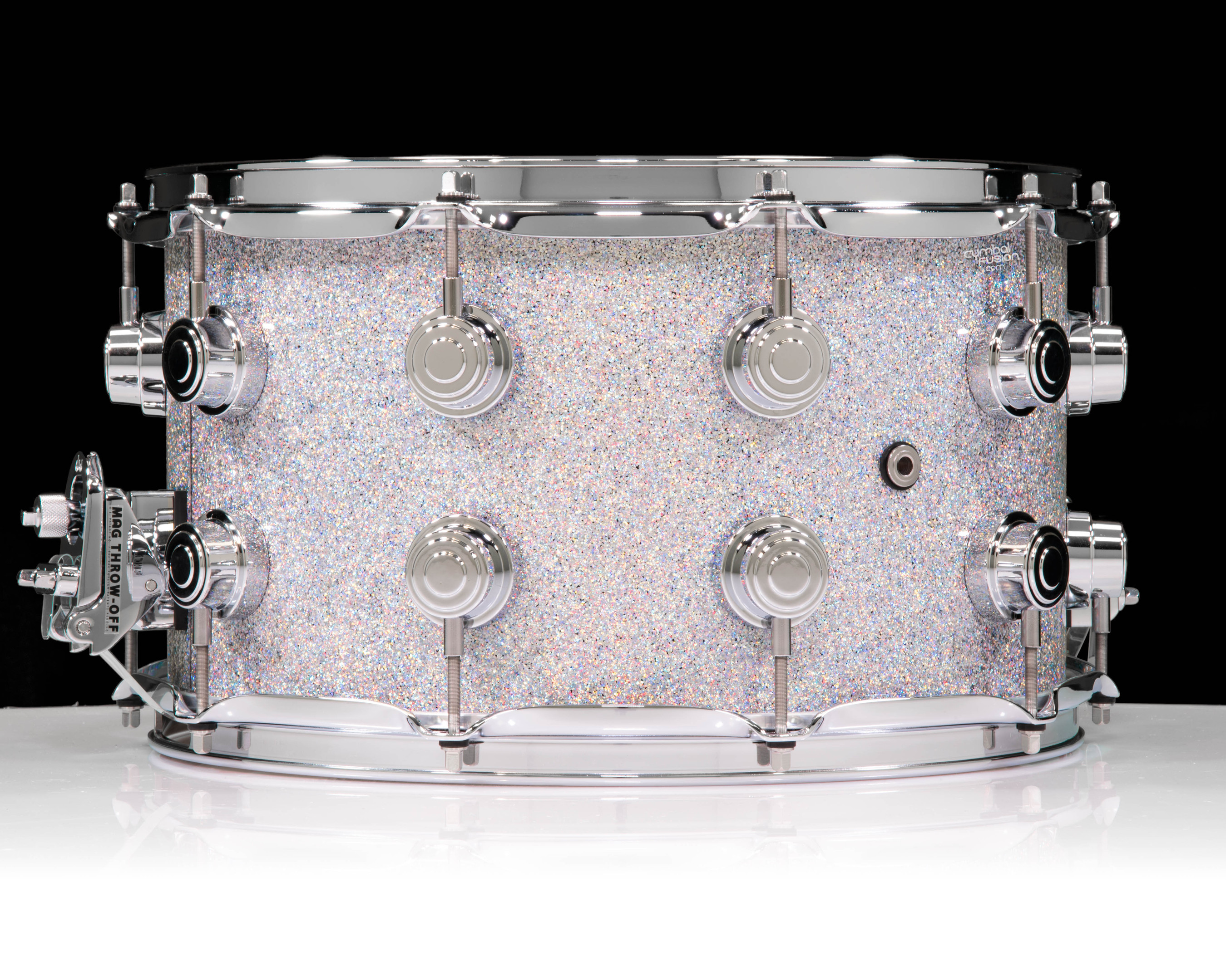 DW Collector's SonicPly 8x14 Snare - Diamond Nebula with Chrome