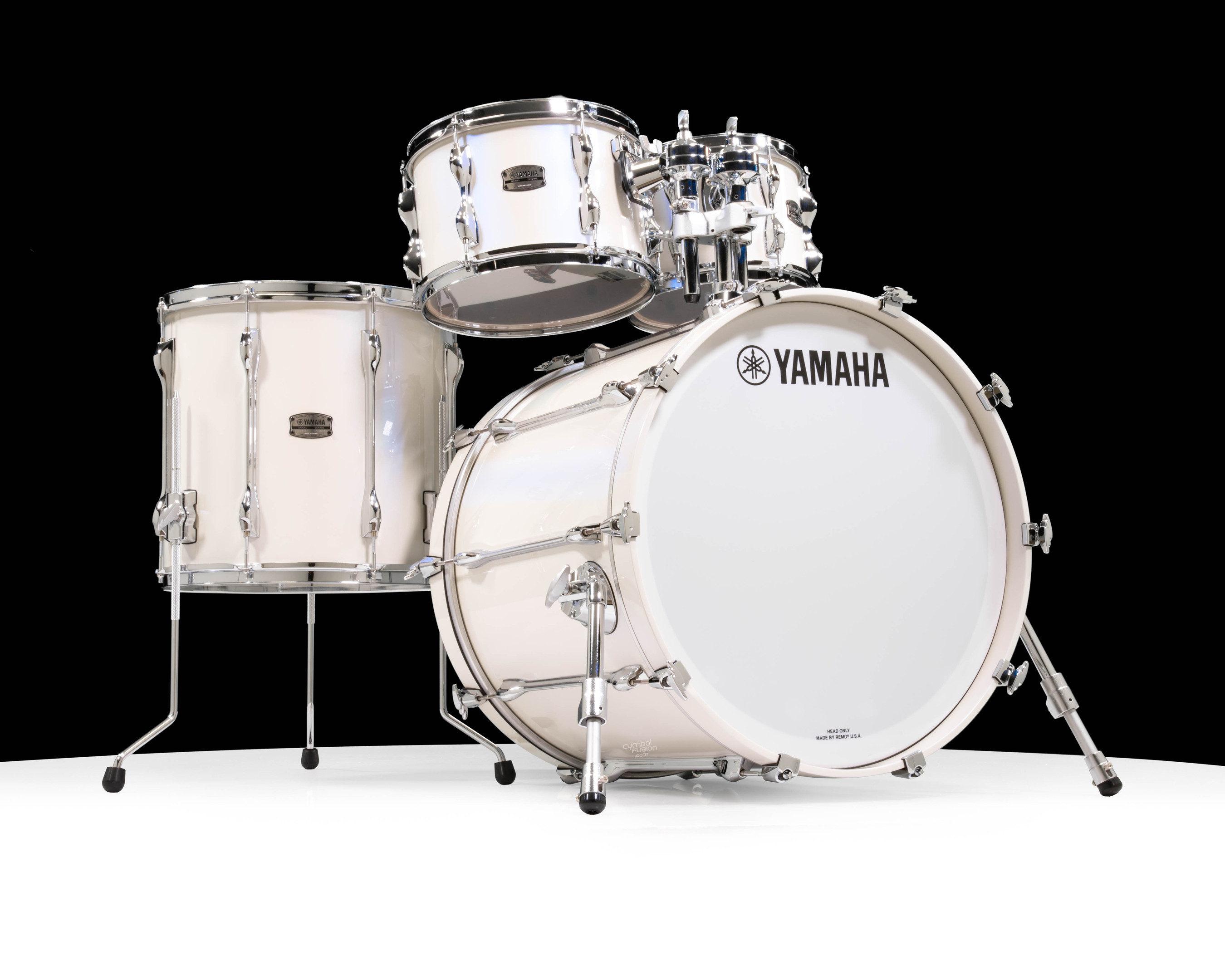 Yamaha Recording Custom 4pc Shell Pack Polar White