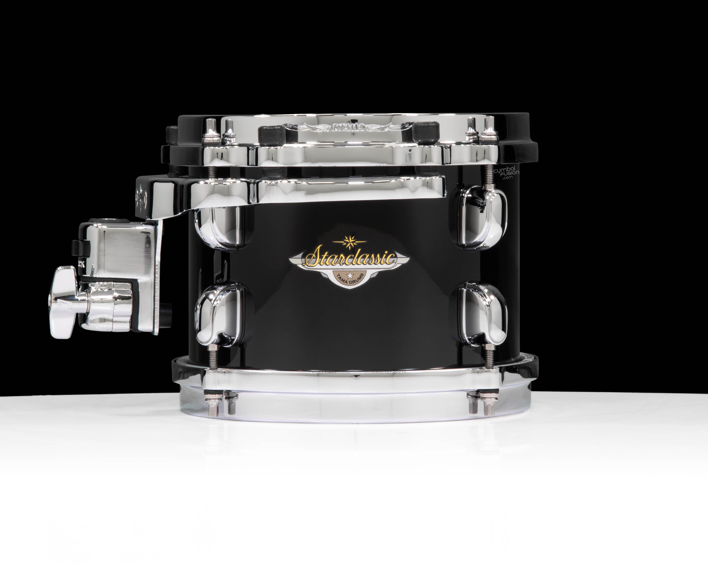 PATIBULUM Ｖ１ Tama Starclassic Maple 6”x8” Tom – Piano Black w/ Chrome Hardware