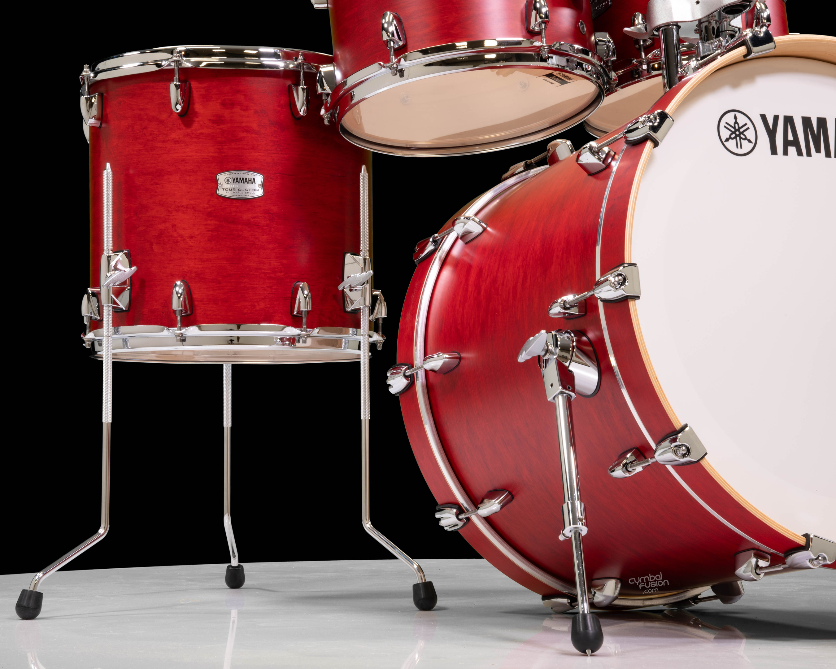 Yamaha Tour Custom 4pc Shell Pack 10/12/14/20- Candy Apple Satin