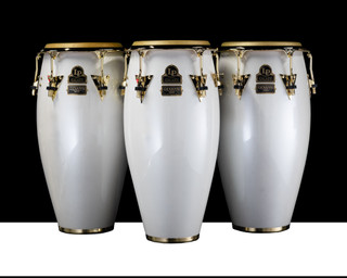 LP Limited Edition Mango Conga Set - Pearl White w/ Gold