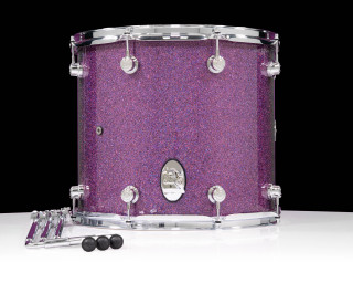 DW Performance Series 14x16 Floor Tom Purple Drift - CymbalFusion.com