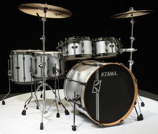 ホンダズーマー等に machinedmachines 前後セット usdm 太足 Tama Superstar Hyper-Drive Duo 5pc Drum Set - Satin Silver