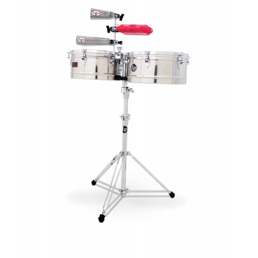 LP Prestige Srs 13 14 Timbales Stainless Steel LP1314-S