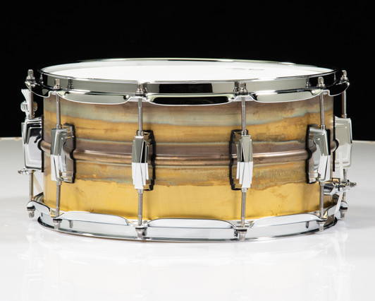 Ludwig Raw Brass Snare Drum - 6.5" x 14"