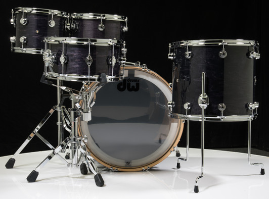 DW Performance Series 5pc Shell Pack - Ebony Stain 10/12/16/22/14SD
