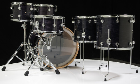 DW Performance Series 6pc Shell Pack - Ebony Stain 10/12/14/16/22/14SD