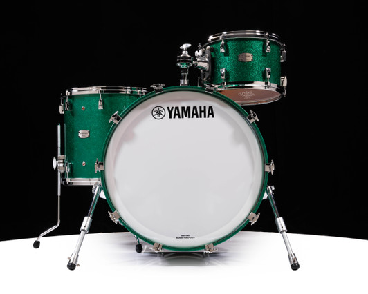 Yamaha Absolute Hybrid Maple 3pc Jade Green Sparkle