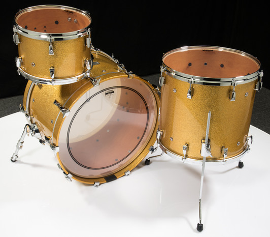 Yamaha Absolute Hybrid Maple 3pc - Gold Champagne Sparkle