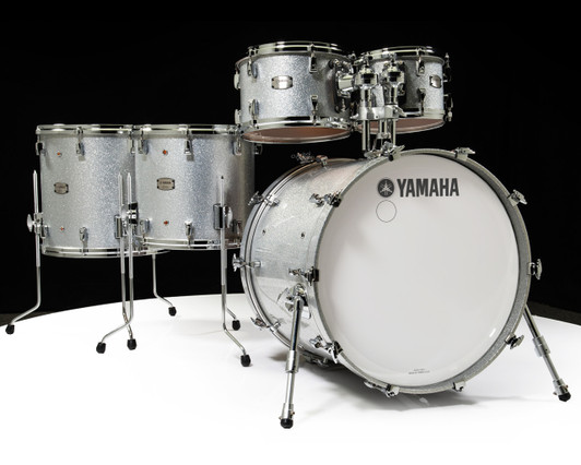Yamaha Absolute Hybrid Maple 5pc 10/12/14/16/22 Silver Sparkle
