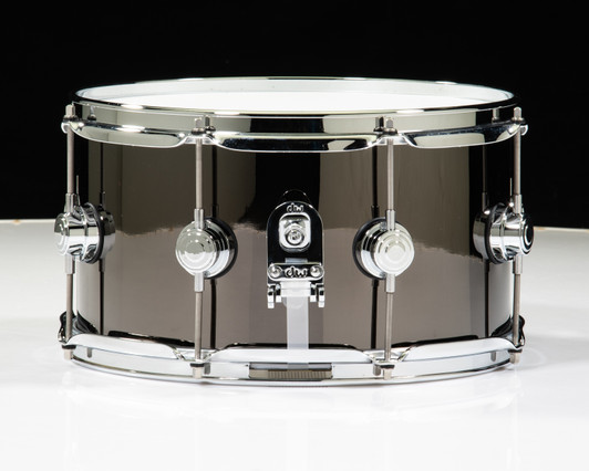 DW Design Series Black Nickel Over Brass Snare Drum 14x6.5