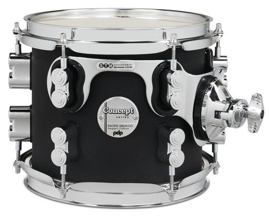 PDP Concept Maple 7x8 Tom - Satin Black (PDCM0708STBK)
