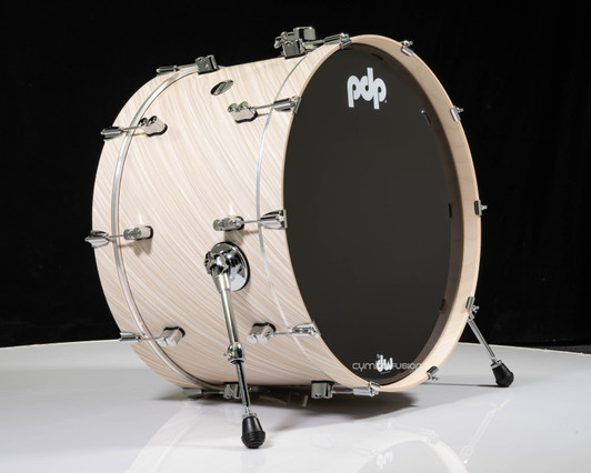 PDP Concept Maple 14X24 Bass Drum - Twisted Ivory
