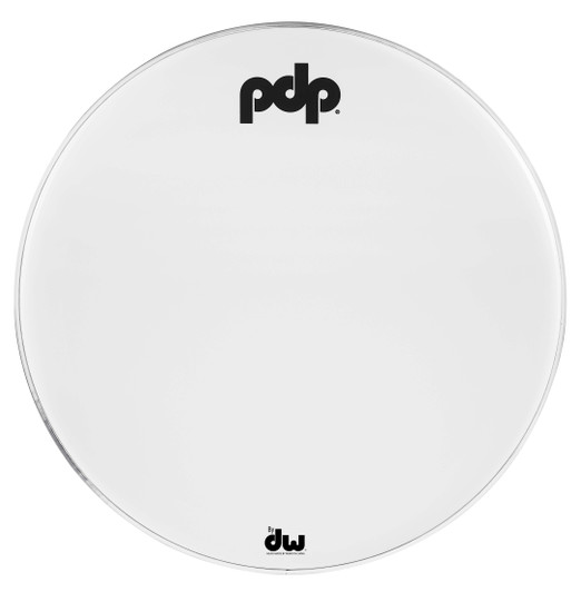 PD  Kick Resonant Logo Head - 20" - Coated White