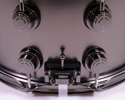 DW Collector's Snare 8x14 - Satin Black Nickel with Black Nickel Hardware