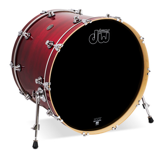 DW Performance Series 18x24 Bass Drum Ebony Stain