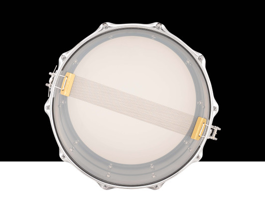 Ludwig 6.5x14 Universal Brass Snare with Chrome  Hoops (LU6514C)
