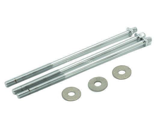 Sonor Bass Drum Tension Rods for SQ2/Prolite 3 pack (19026801) with washers