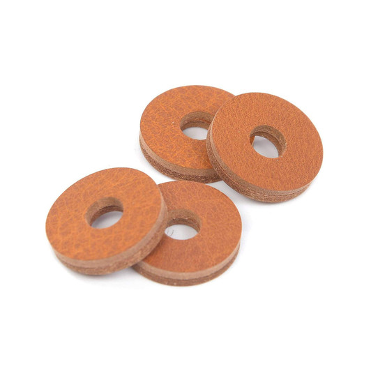 Tackle Leather Cymbal Washers 4-Pack